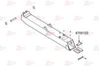 Picture of Miller Wheel Lift Spacer Bar, Vulcan 805