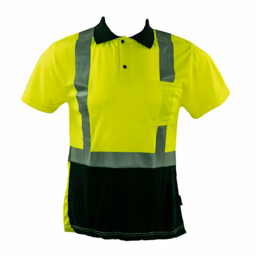 Picture of GSS Safety Class 2 Black Bottom Polo Shirt