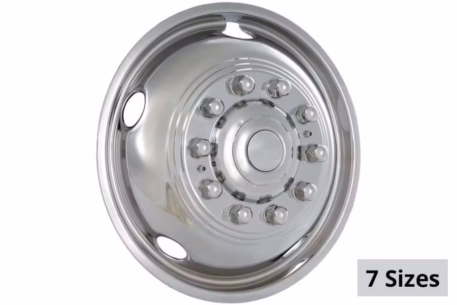 Picture of Phoenix 19.5" Stainless Steel 10-Lug D.O.T. Wheel Simulator