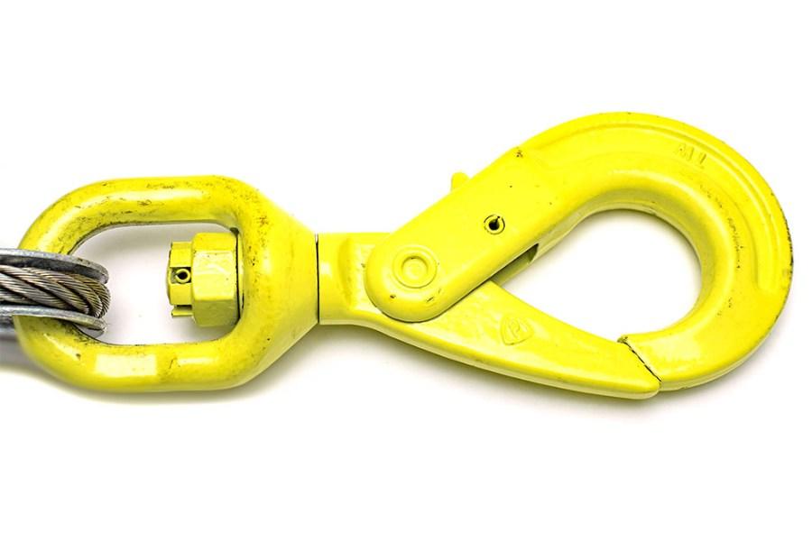 Picture of SafeAll Fiber Core Winch Line with Self-Locking Swivel Hook