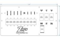 Picture of 9 Position A-Series Floor Mount Switch Panel