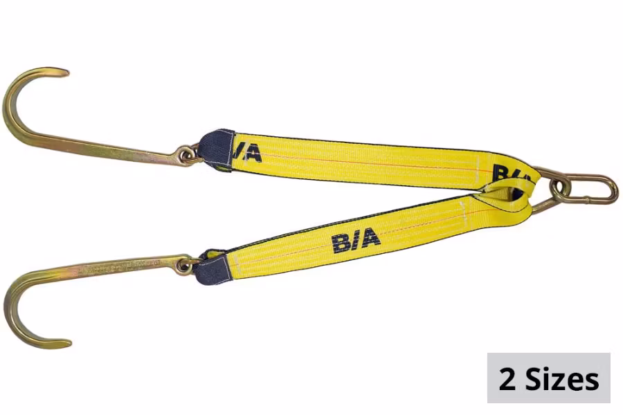 Picture of B/A Products Low Profile V-Strap Assembly with 15" J-Hooks