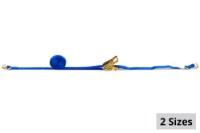 Picture of Ancra 1" Mini Ratchet Tie-Down Assembly w/ Wire Hooks and D-Rings