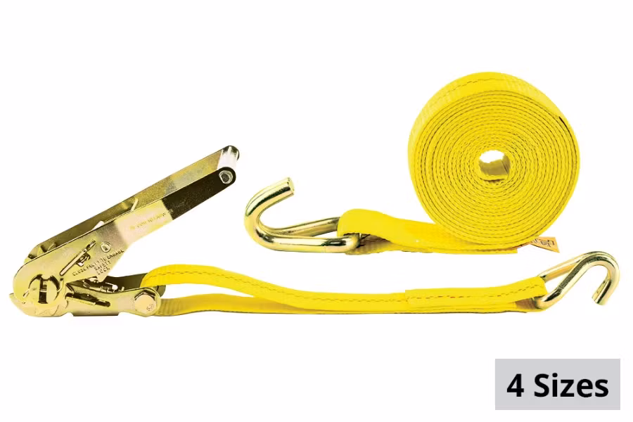 Picture of Zip's 2" Ratchet Tie-Down Assembly w/ Double J Hooks