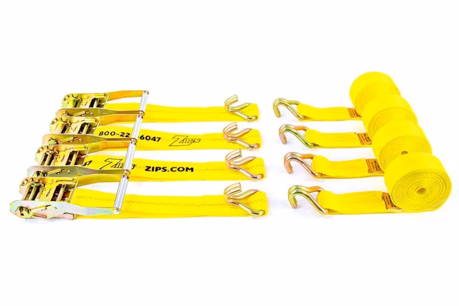 Picture of Zip's 2" Ratchet Tie-Down Assembly w/ Double J Hooks