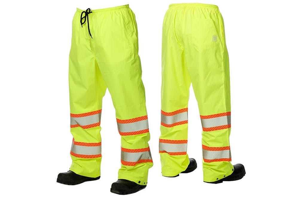 Picture of Tough Duck Safety Hi-Vis Packable Rain Pants