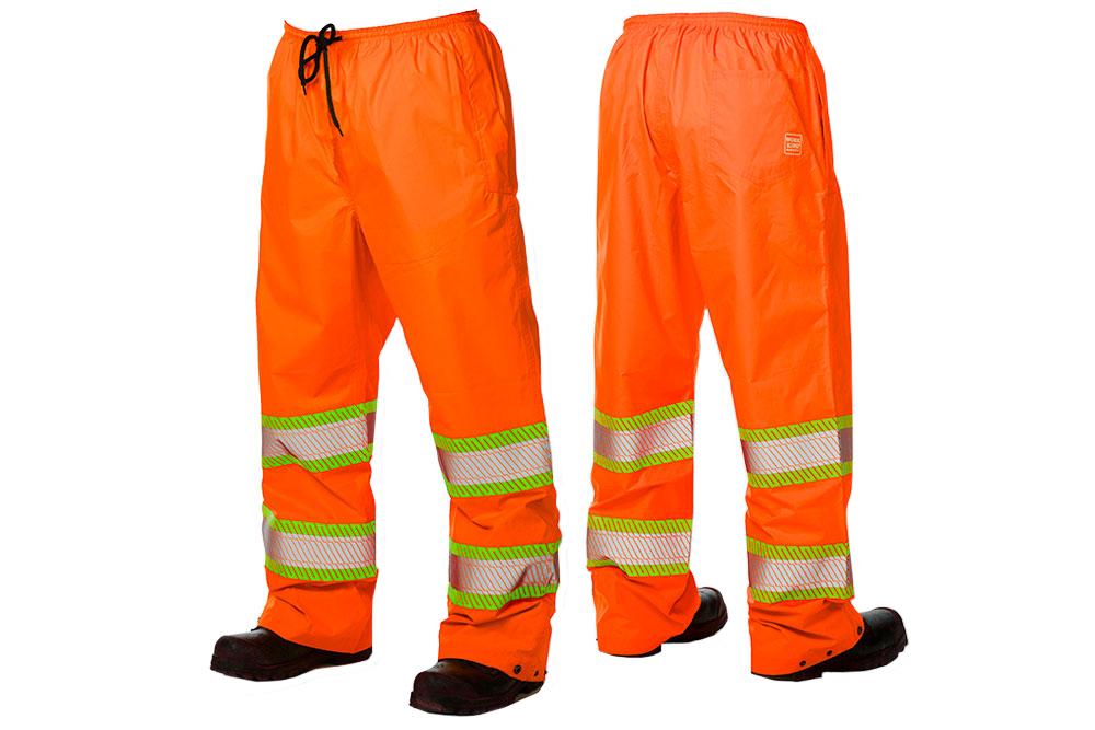 Picture of Tough Duck Safety Hi-Vis Packable Rain Pants