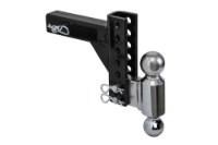 Picture of Buyers Adjustable Dual Ball Hitch with 2in and 2 5/16in Towing Balls for 2in Hitch Receivers