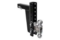 Picture of Buyers Adjustable Dual Ball Hitch with 2in and 2 5/16in Towing Balls for 2in Hitch Receivers