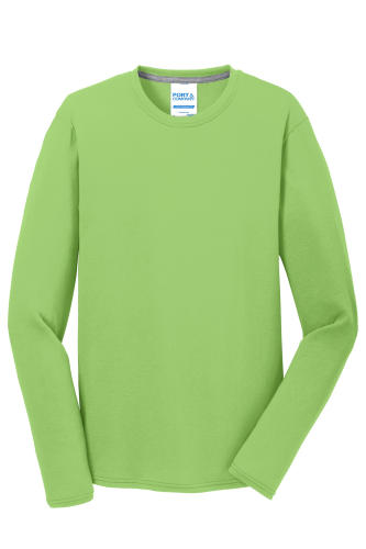 Picture of Port & Company Long Sleeve Performance Blend Tee