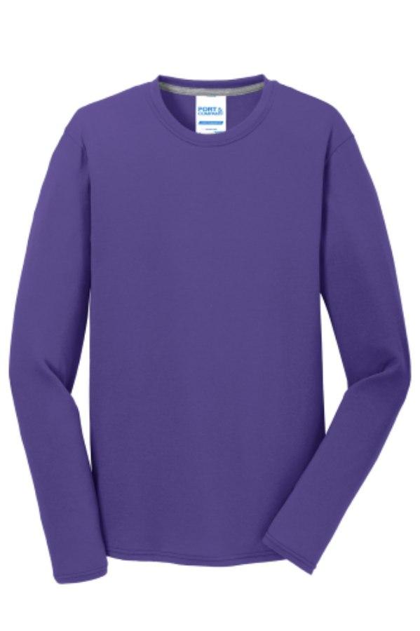 Picture of Port & Company Long Sleeve Performance Blend Tee