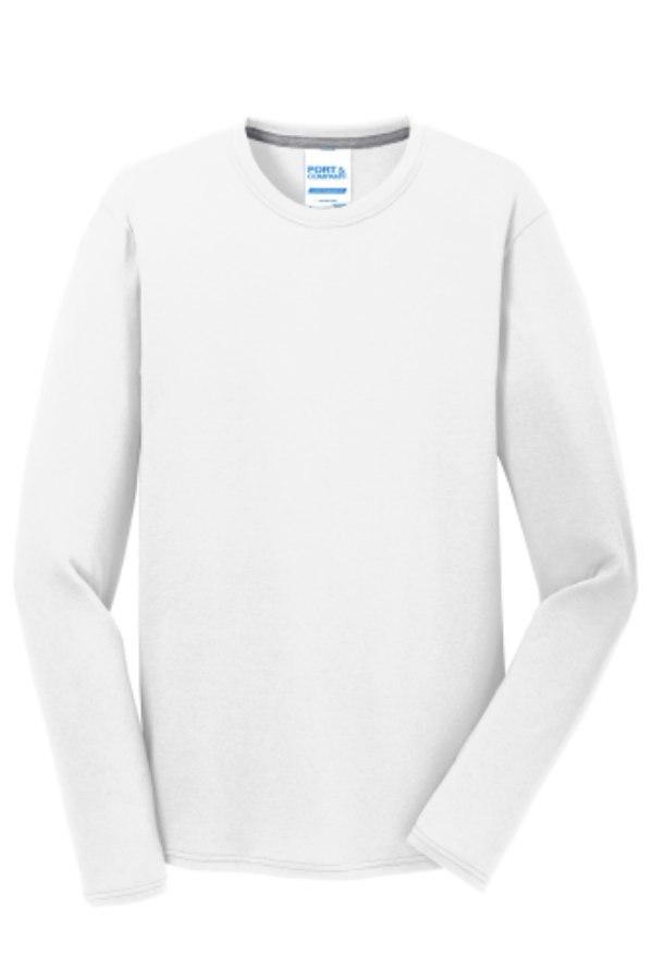 Picture of Port & Company Long Sleeve Performance Blend Tee
