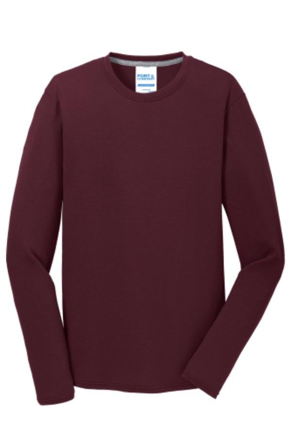 Picture of Port & Company Long Sleeve Performance Blend Tee