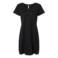 LAT Women's Fine Jersey V-Neck Coverup