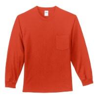 Picture of Port & Company Tall Long Sleeve Essential Pocket T-Shirt