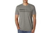 Picture of Zip's Custom Wear In Control Crew Neck T-Shirt Stone Grey