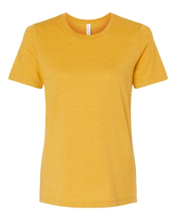 Picture of BELLA + CANVAS Women's Relaxed Fit Heather CVC Tee
