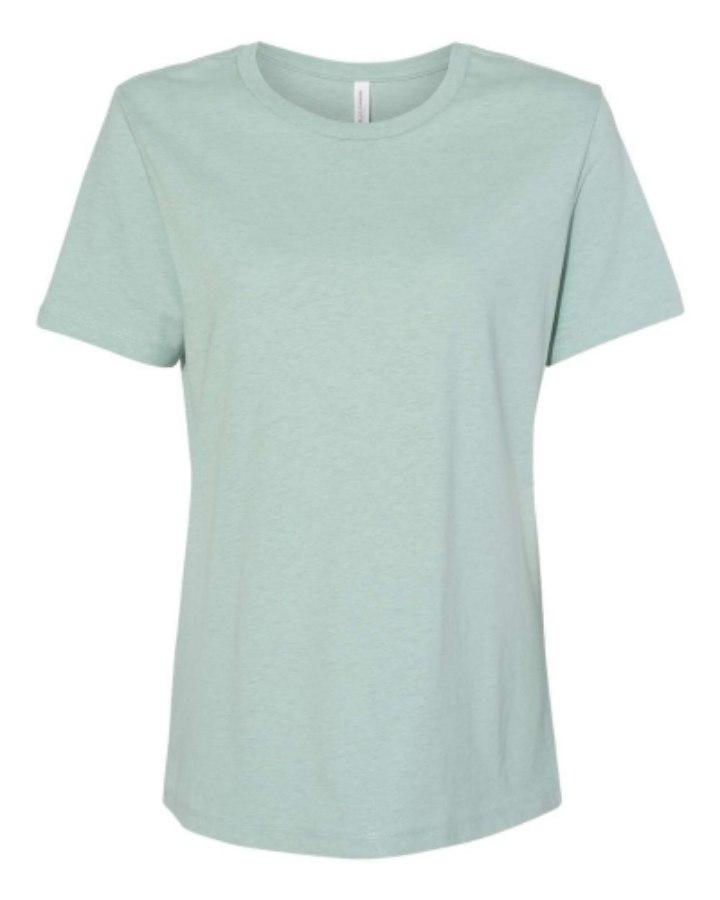 Picture of BELLA + CANVAS Women's Relaxed Fit Heather CVC Tee