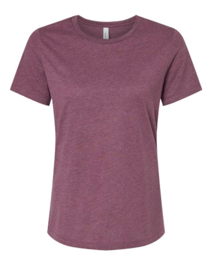 Picture of BELLA + CANVAS Women's Relaxed Fit Heather CVC Tee