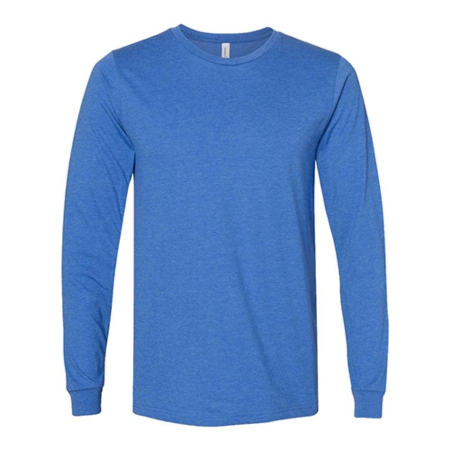 Picture of BELLA + CANVAS Heather CVC Long Sleeve Tee
