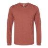 Picture of BELLA + CANVAS Heather CVC Long Sleeve Tee