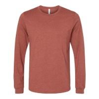 Picture of BELLA + CANVAS Heather CVC Long Sleeve Tee