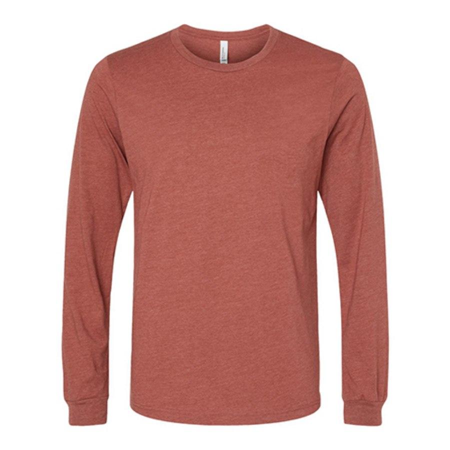 Picture of BELLA + CANVAS Heather CVC Long Sleeve Tee