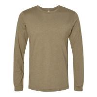Picture of BELLA + CANVAS Heather CVC Long Sleeve Tee