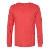 Picture of BELLA + CANVAS Heather CVC Long Sleeve Tee