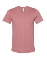 Picture of BELLA + CANVAS Heather CVC V-Neck Tee
