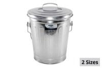 Picture of In The Ditch Galvanized Steel Trash Can with Lid