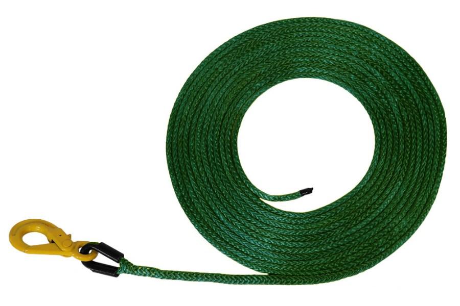 Picture of AmSteel-Blue Synthetic Winch Lines w/ Self-Locking Hook | 5/16" - 1/2"