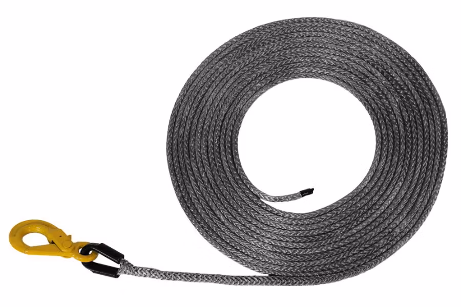 Picture of AmSteel-Blue Synthetic Winch Lines w/ Self-Locking Hook | 5/16" - 1/2"