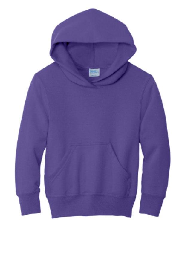 Picture of Port & Company Youth Core Fleece Pullover Hooded Sweatshirt