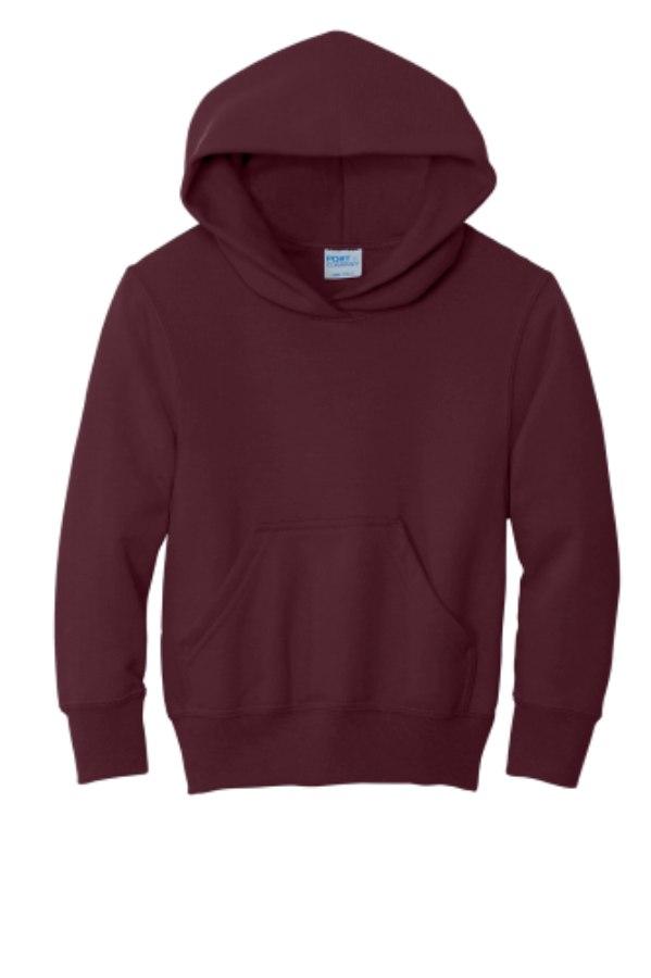 Picture of Port & Company Youth Core Fleece Pullover Hooded Sweatshirt