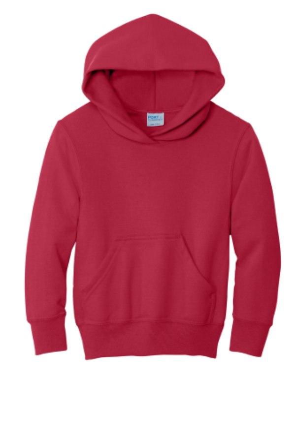 Picture of Port & Company Youth Core Fleece Pullover Hooded Sweatshirt