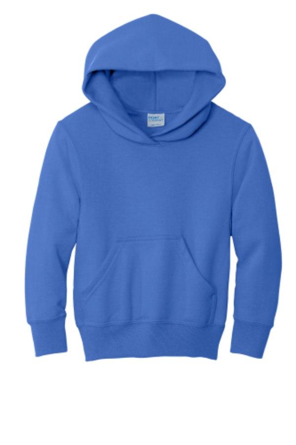 Picture of Port & Company Youth Core Fleece Pullover Hooded Sweatshirt