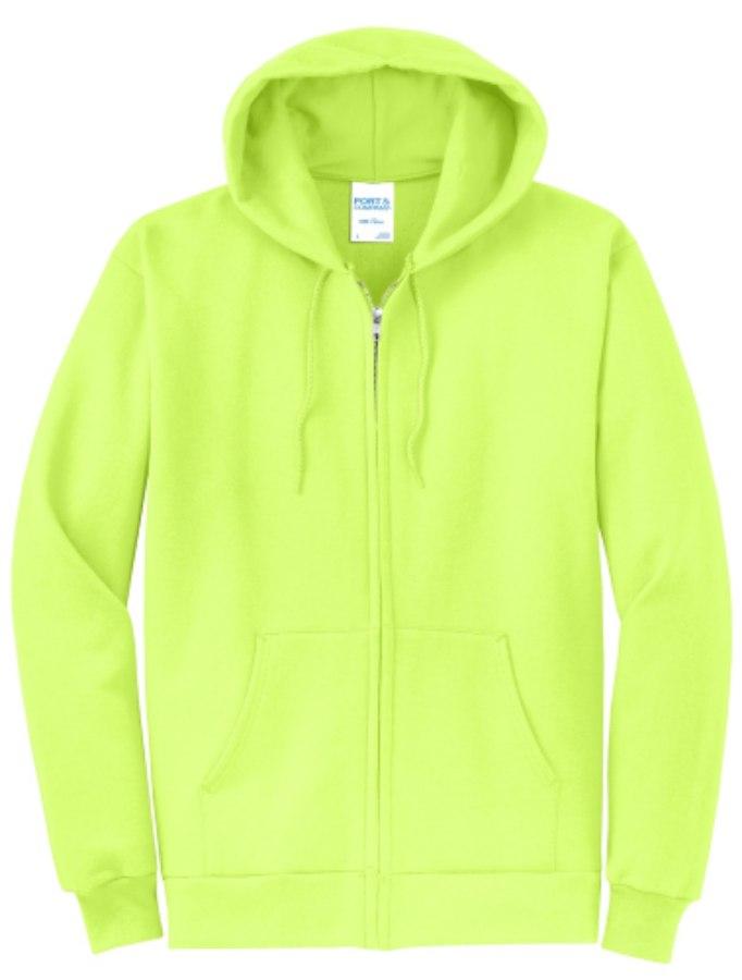 Picture of Port & Company Core Fleece Full-Zip Hooded Sweatshirt