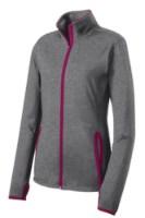 Picture of Sport-Tek Ladies Sport-Wick Stretch Contrast Full-Zip Jacket