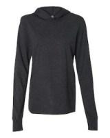 BELLA + CANVAS Jersey Hooded Long Sleeve Tee Perspective View