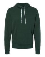 BELLA + CANVAS Sponge Fleece Hoodie Close Up Detail