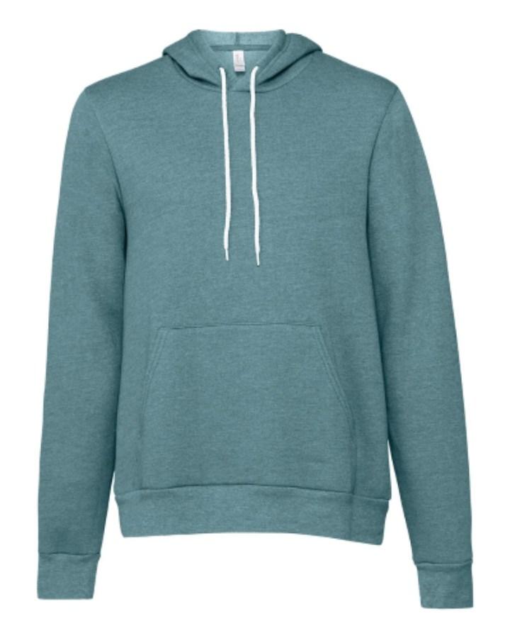 BELLA + CANVAS Sponge Fleece Hoodie Feature Close-up