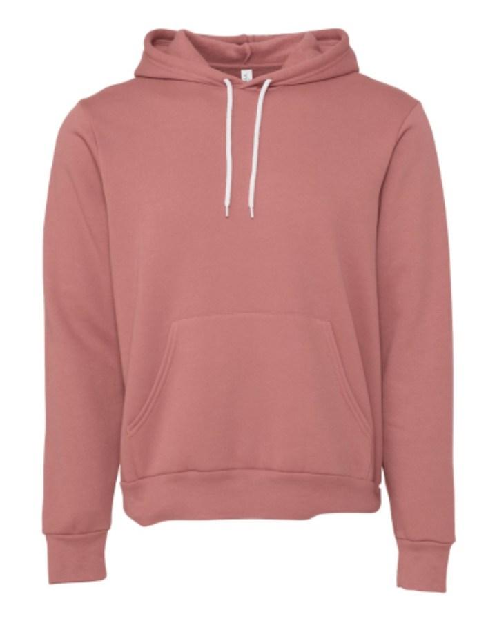 BELLA + CANVAS Sponge Fleece Hoodie Perspective View