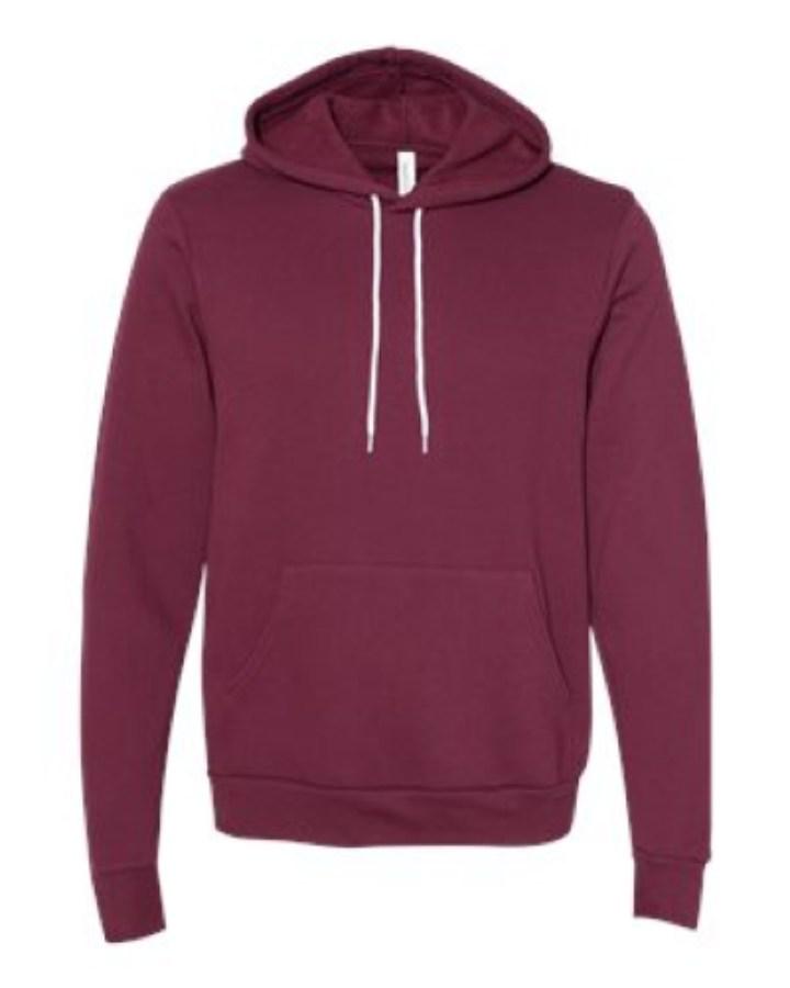 BELLA + CANVAS Sponge Fleece Hoodie Feature Close-up