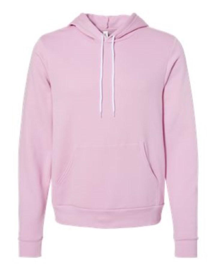 BELLA + CANVAS Sponge Fleece Hoodie Close Up Detail
