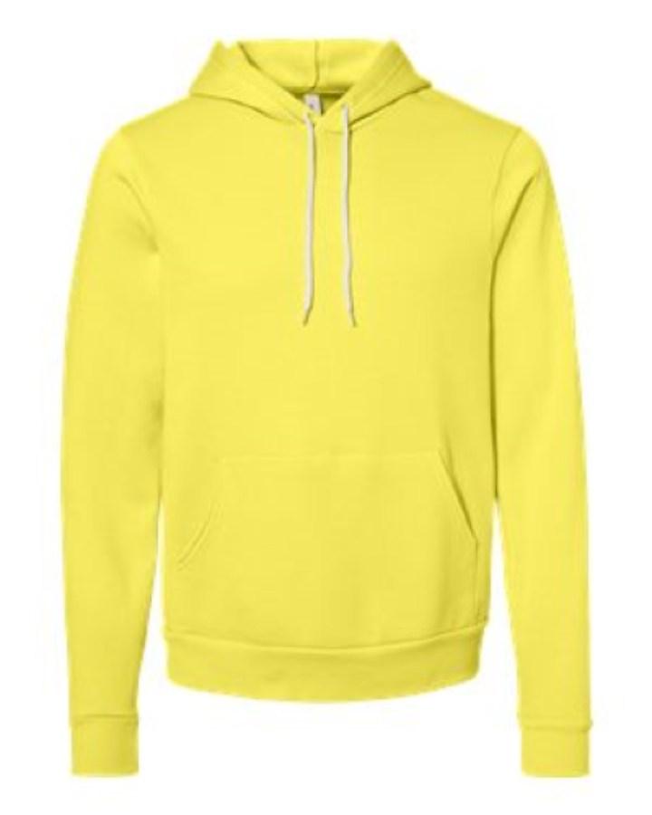 BELLA + CANVAS Sponge Fleece Hoodie Perspective View