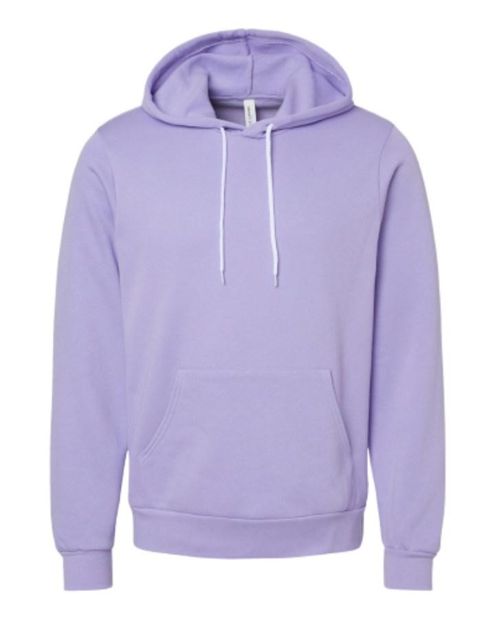 BELLA + CANVAS Sponge Fleece Hoodie Perspective View