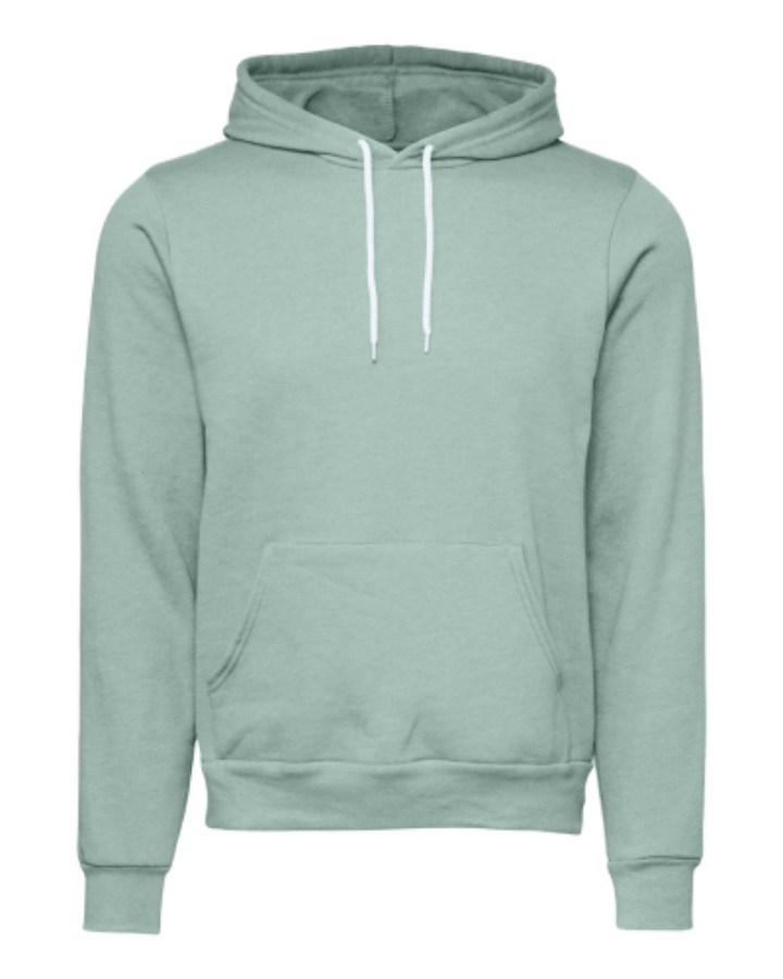 BELLA + CANVAS Sponge Fleece Hoodie Feature Close-up