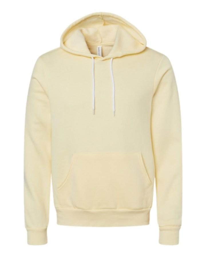 BELLA + CANVAS Sponge Fleece Hoodie Close Up Detail