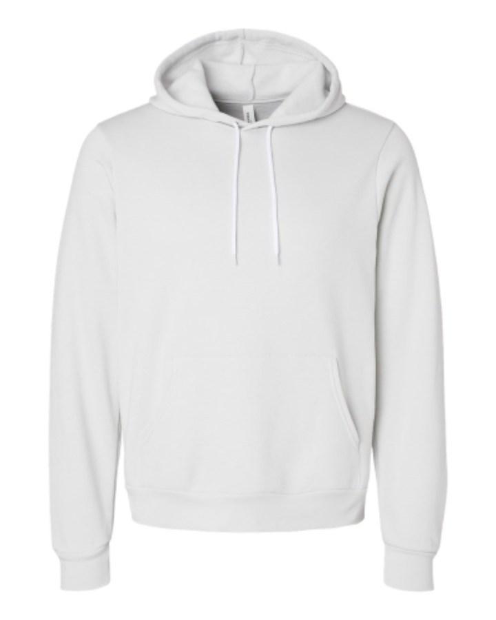 BELLA + CANVAS Sponge Fleece Hoodie Close Up Detail